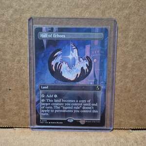 MTG Hall of Echoes Borderless Reality Fracture Land Rare Magic The Gathering NM